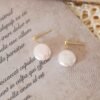 Button Earrings